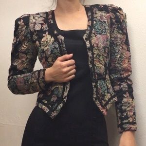 VTG 80/90s cropped floral jacket